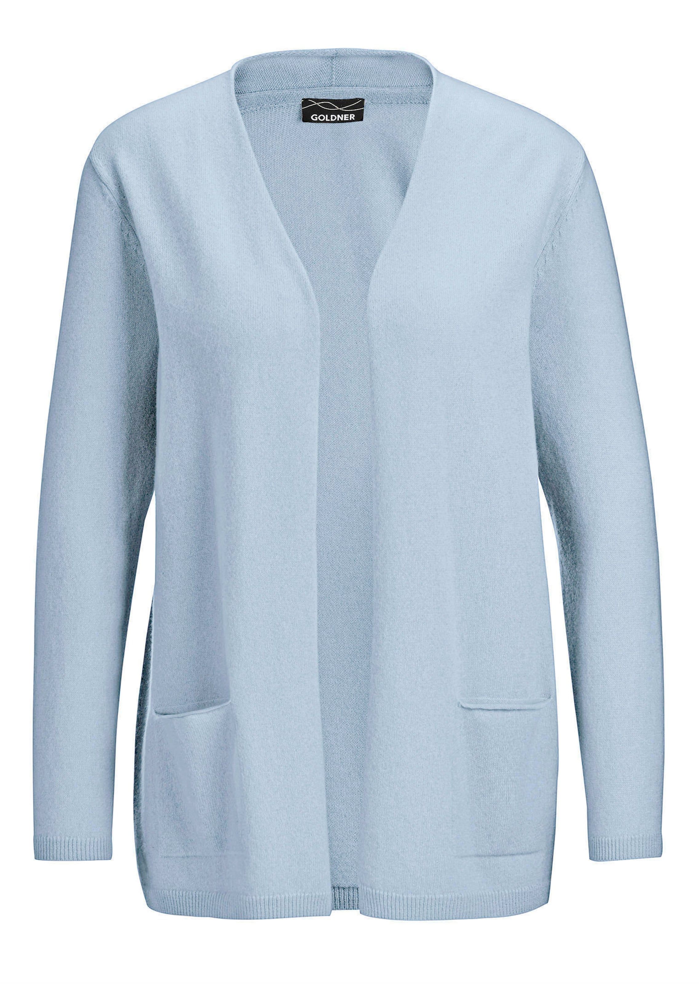 Kaschmir-Longstrickjacke