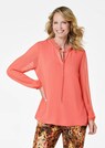 Chiffon blouse met vrouwelijke halslijn thumbnail 1