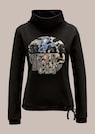 Bedrucktes Sweatshirt mit Glanzakzenten thumbnail 6