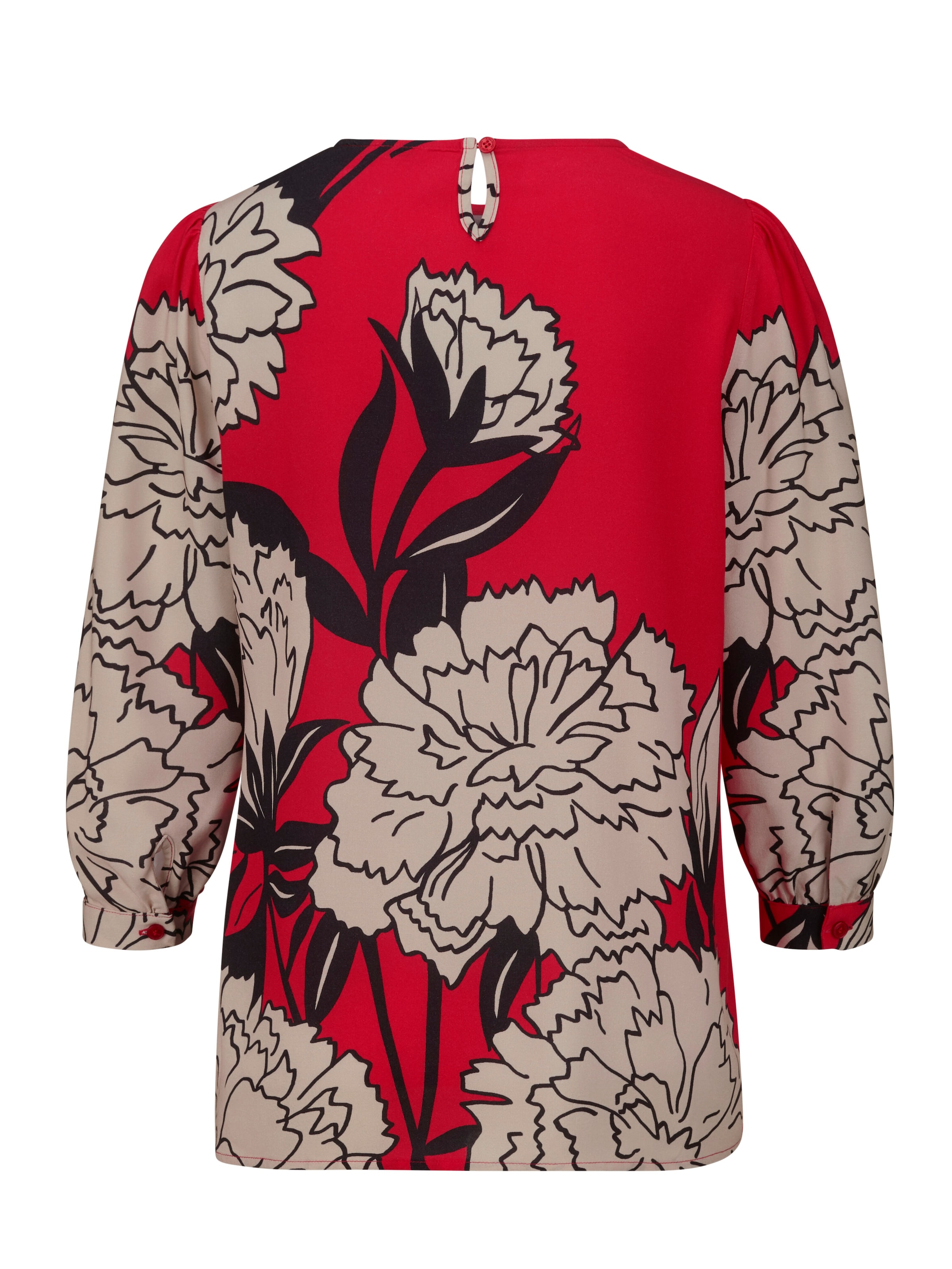 Bluse mit leichtem Ballonärmel