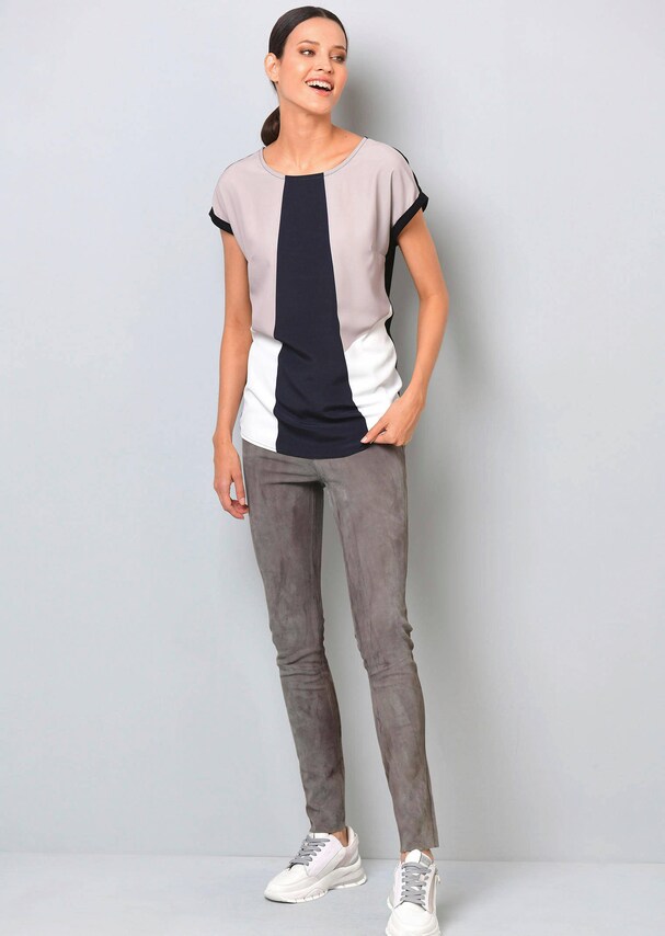 Shirt mit Colorblockdruck im Vorderteil 1