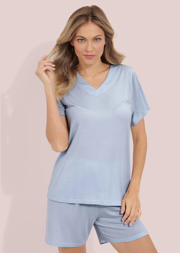 Shorty-Set aus Baumwolle und Modal