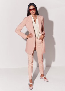 Zigarettenhose aus feinem Jacquard thumbnail 7