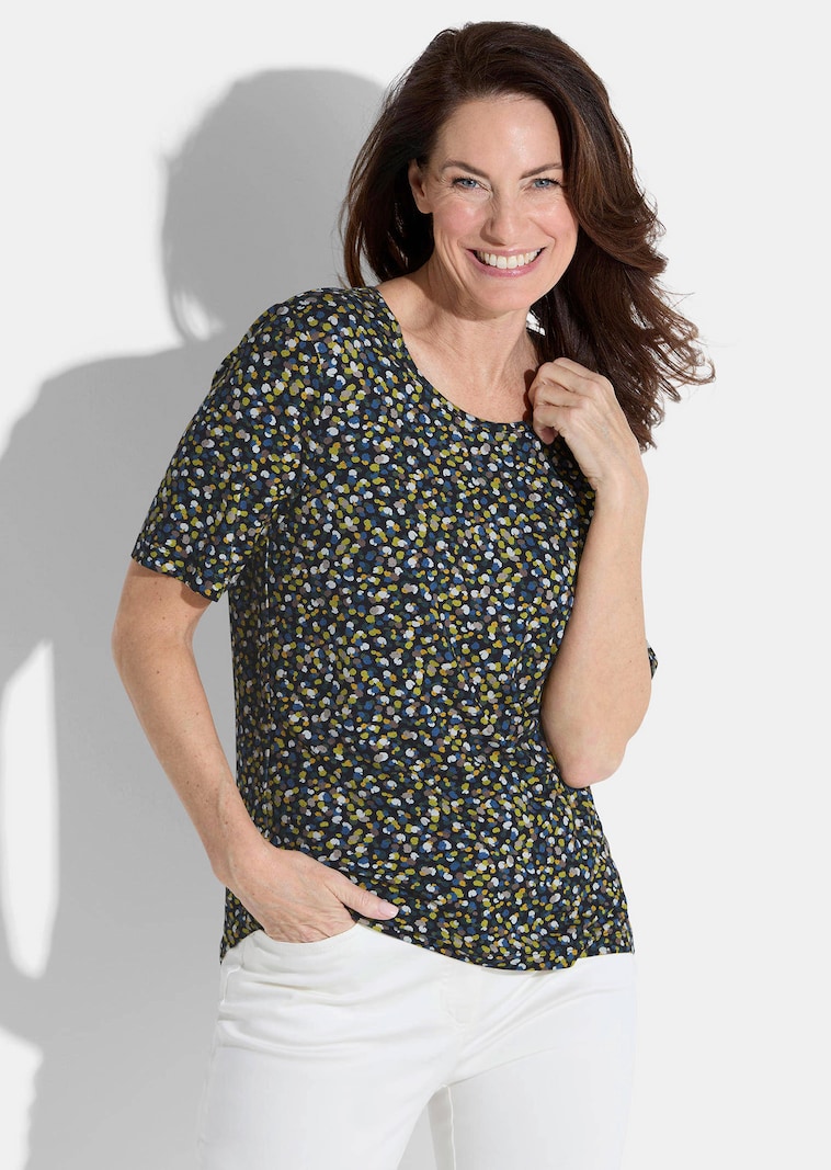 Shirt mit Tupfenmuster