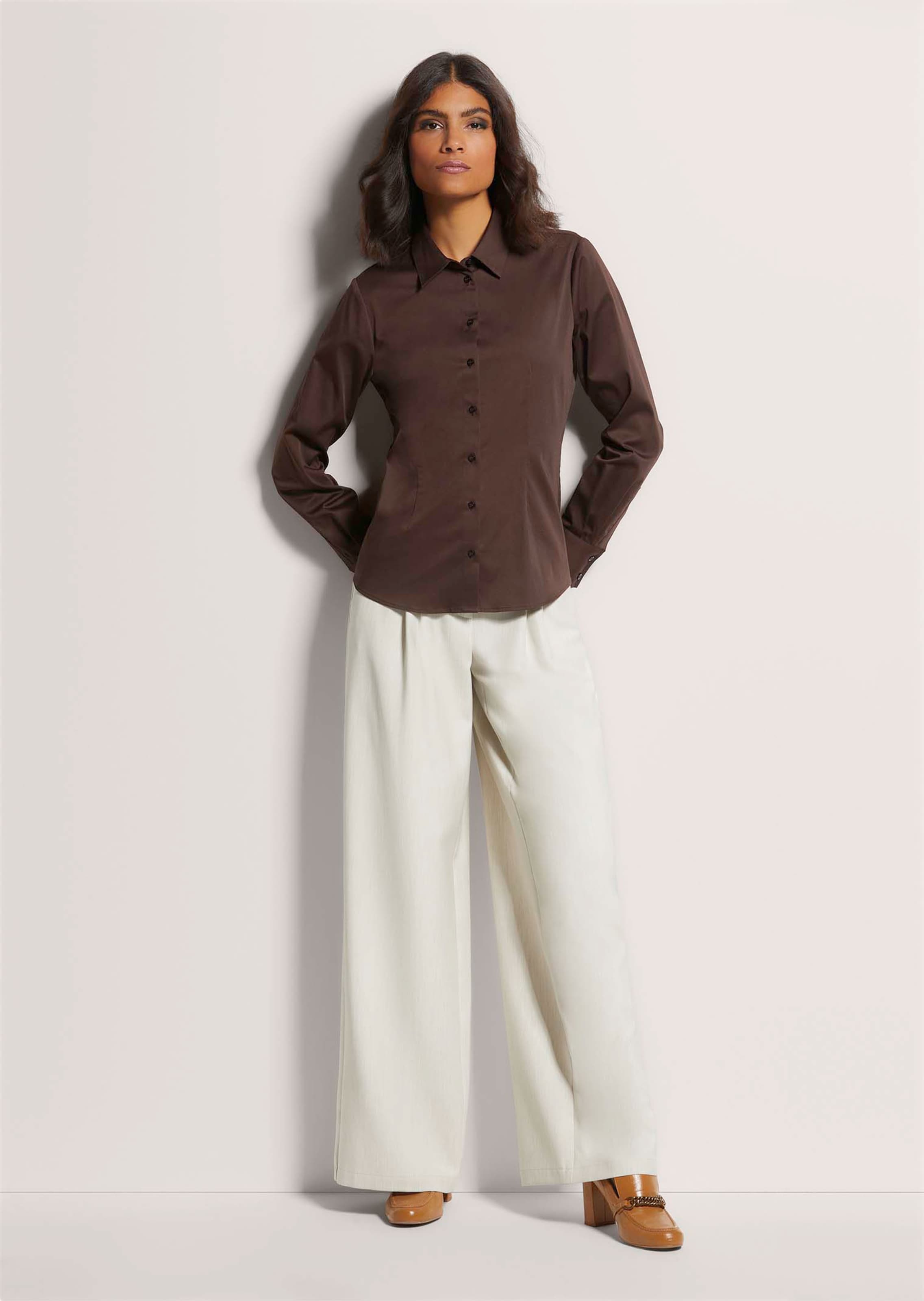 12 Storeez Net A Porter Farfetch shirt blouse Brown Colour Shirt top