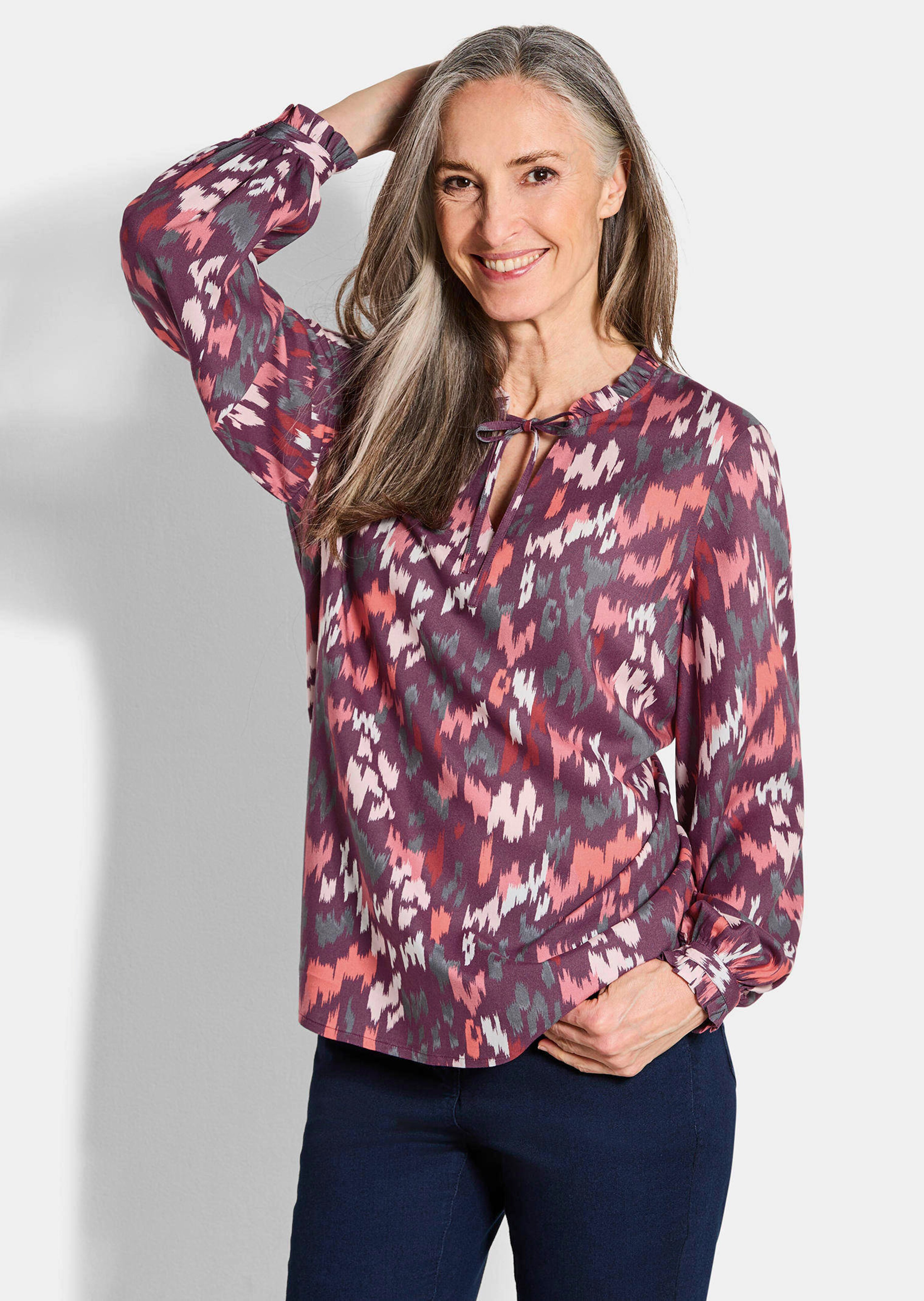 Gedessineerde blouse