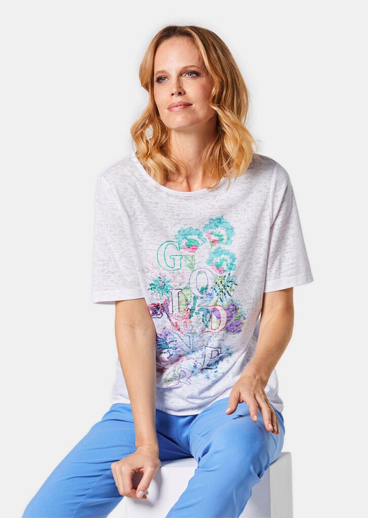 Bezauberndes Druckshirt mit Motivdruck
