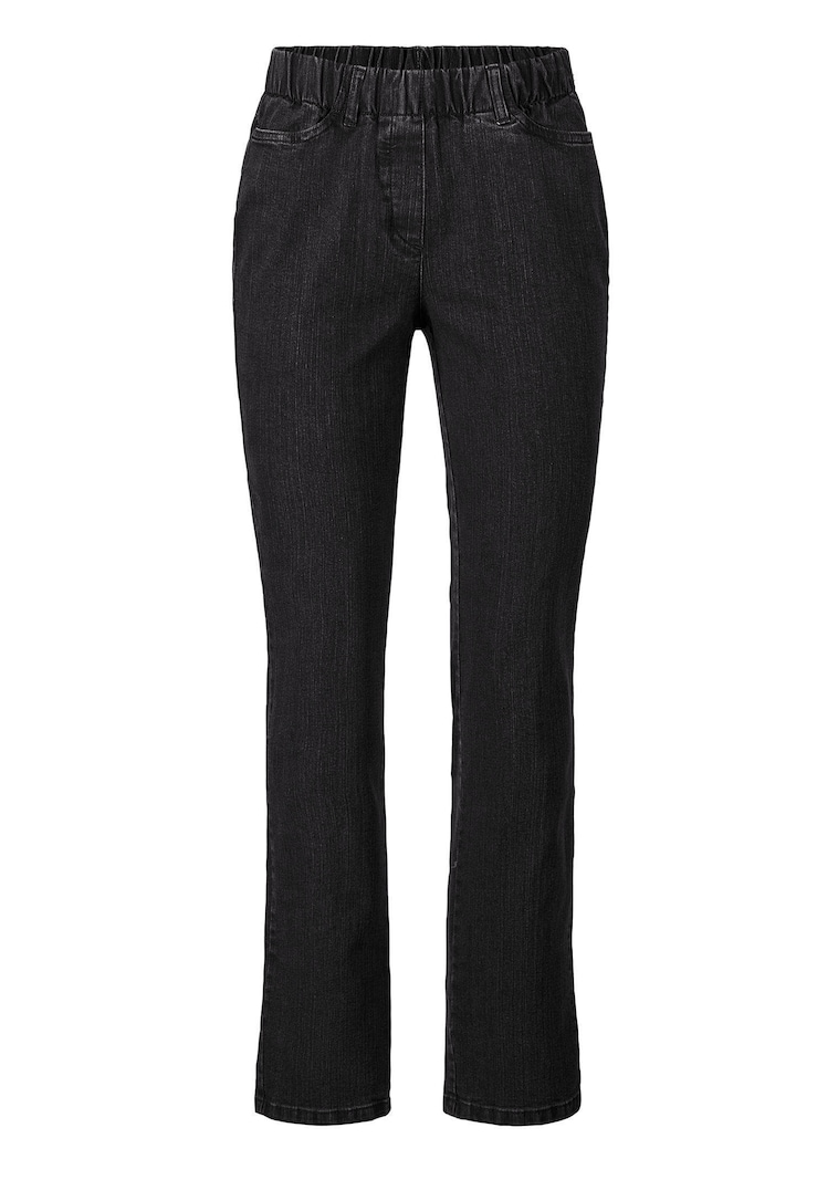 Klassieke jeans CARLA met elastische tailleband