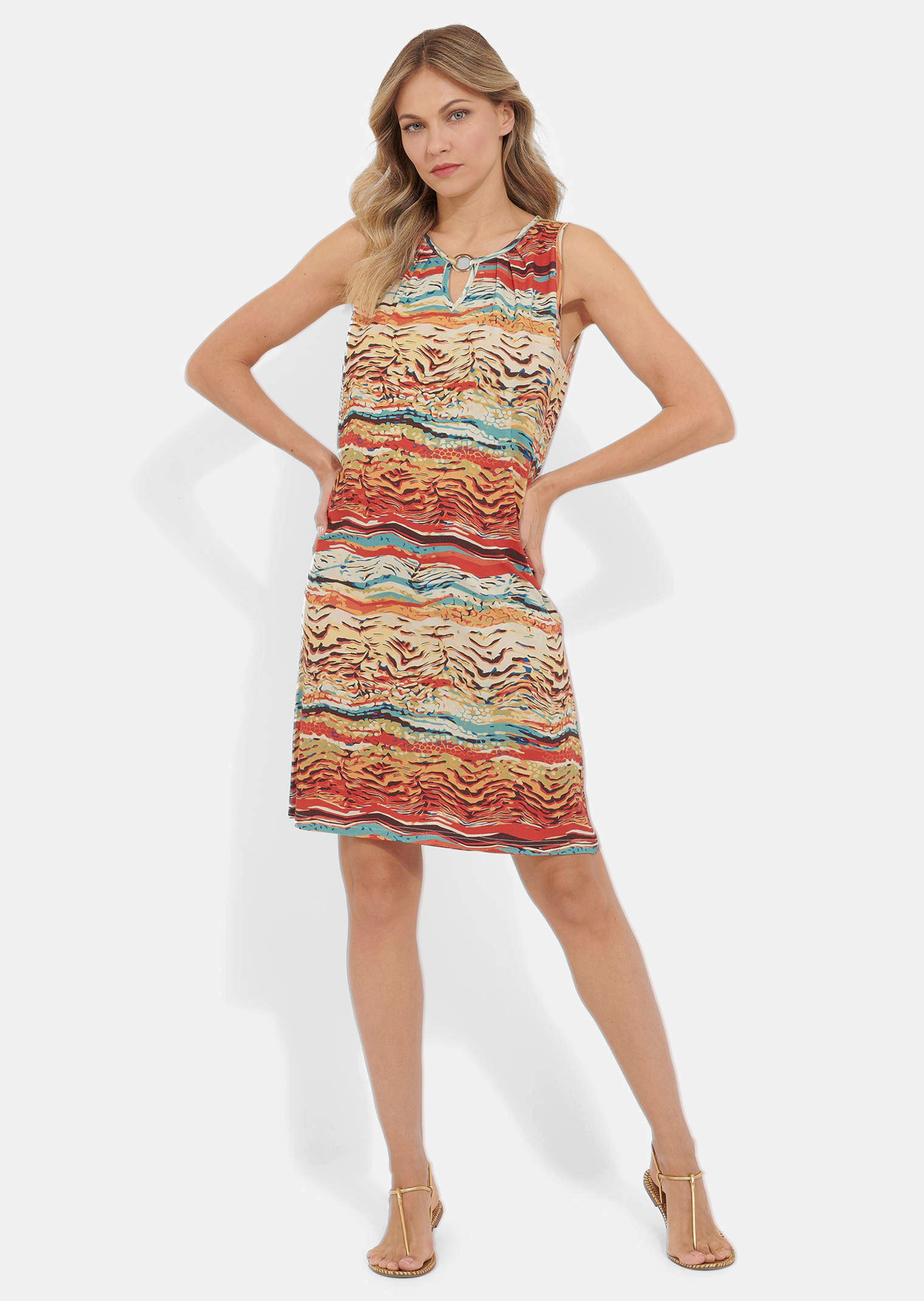 Vrijetijdsjurk met fantasieprint