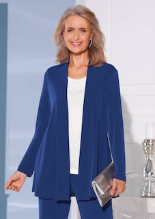 Weich fallende Jersey-Longjacke thumbnail 7