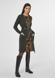 Lange Strickjacke mit Taschen thumbnail 2