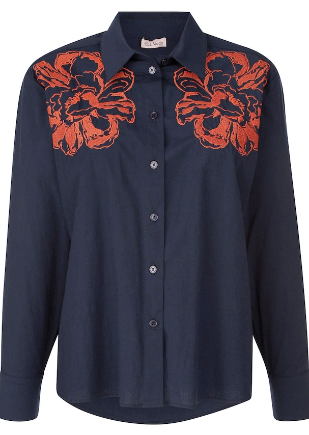 Hemdbluse mit Stickerei-Akzenten 5