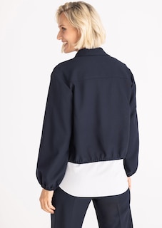 Kurzer Blouson mit Gummibündchen thumbnail 3