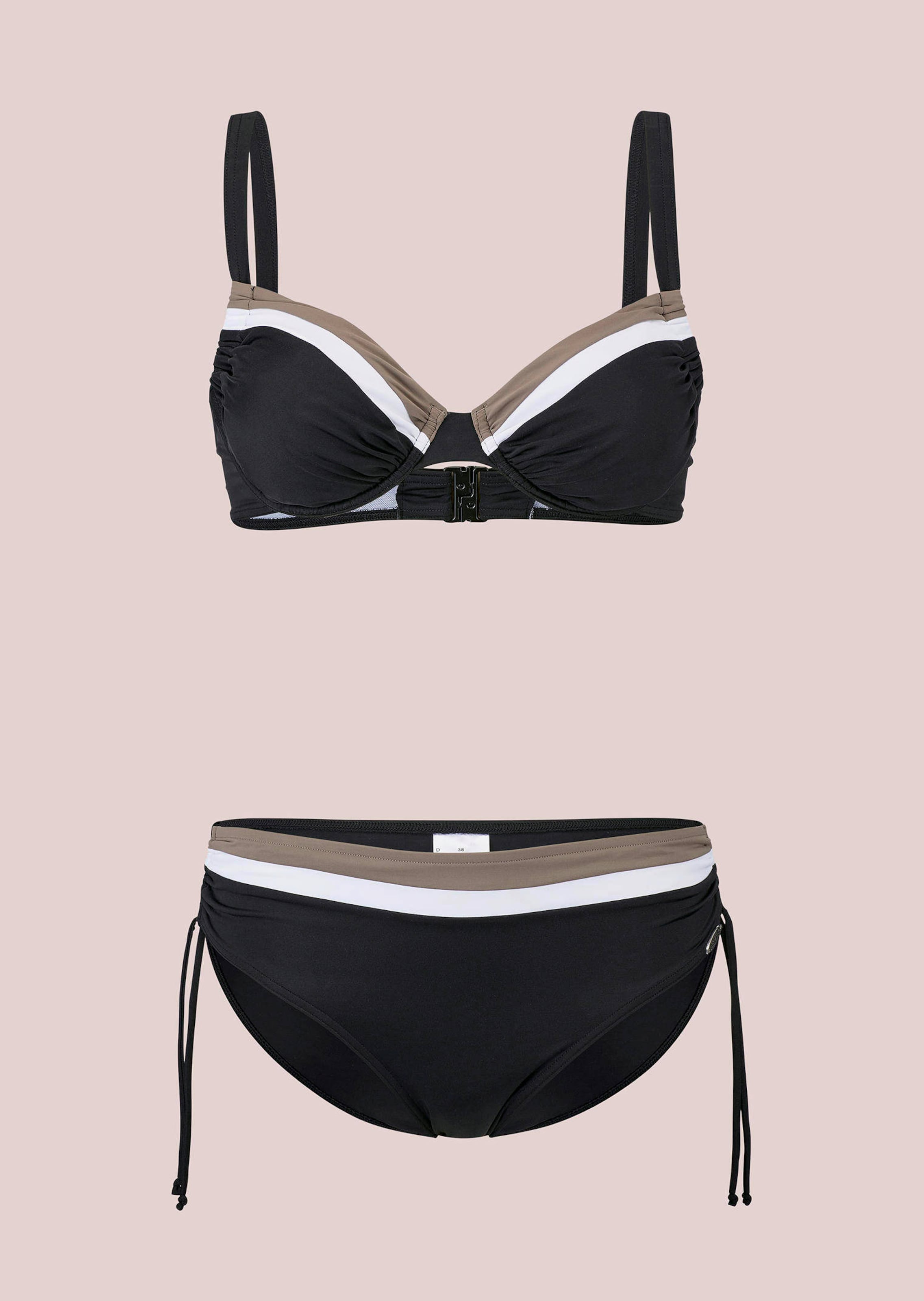 Bügel-Bikini mit Raffung