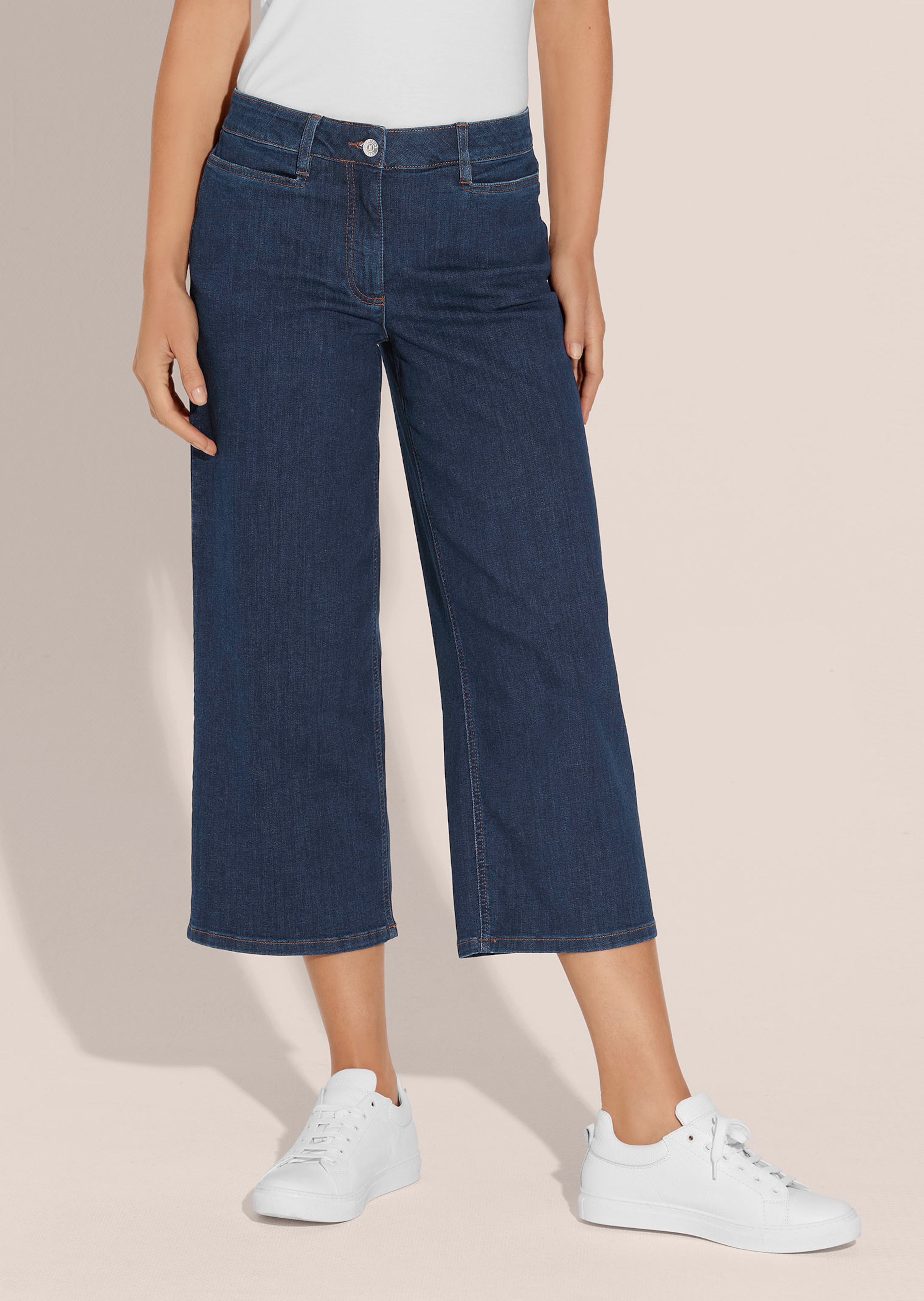 Culotte-Jeans in modischer 7/8-Länge