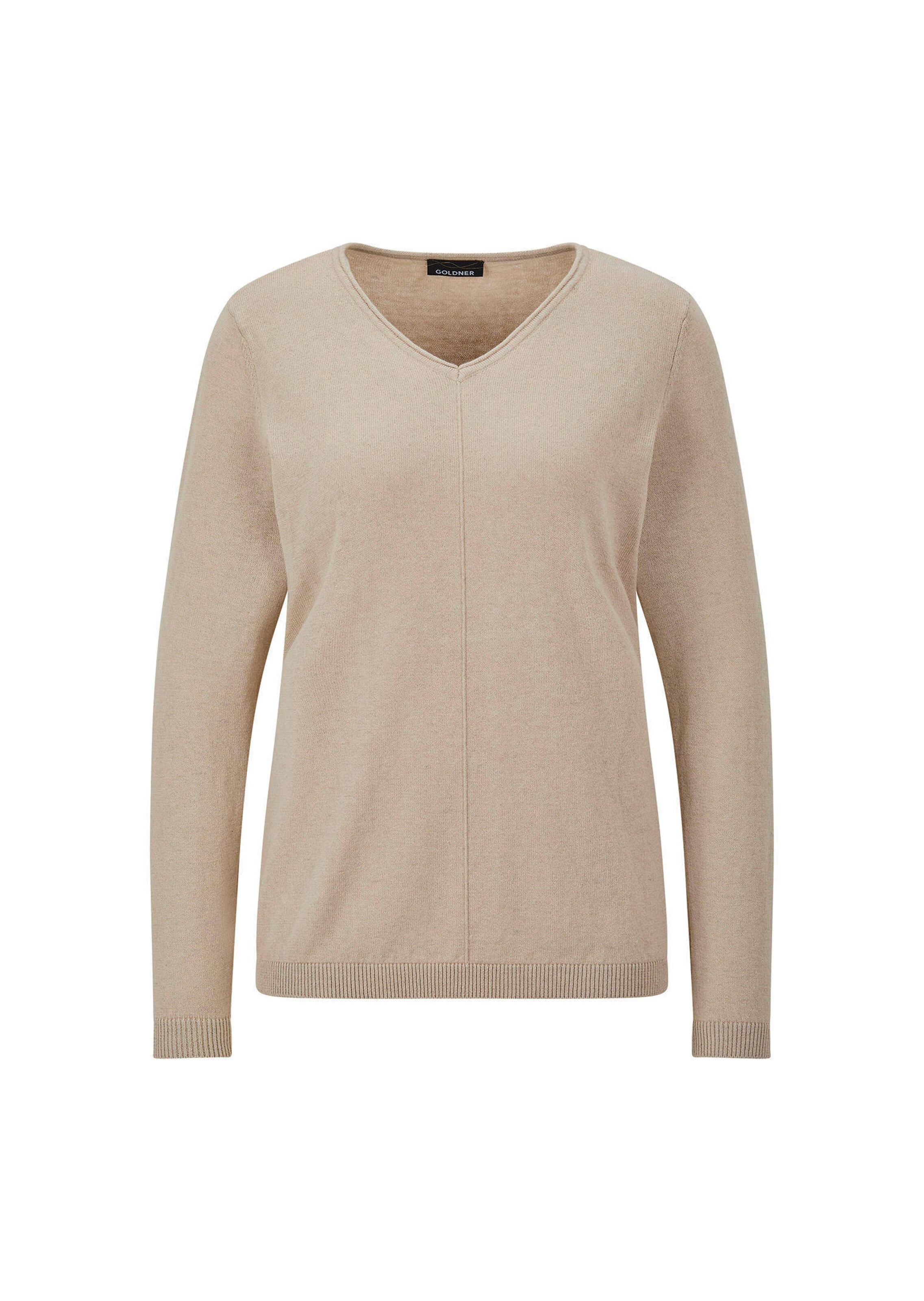 Pullover mit V-Ausschnitt aus COTTAMIRA