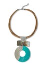 Collier mit dekorativem Metallring thumbnail 1