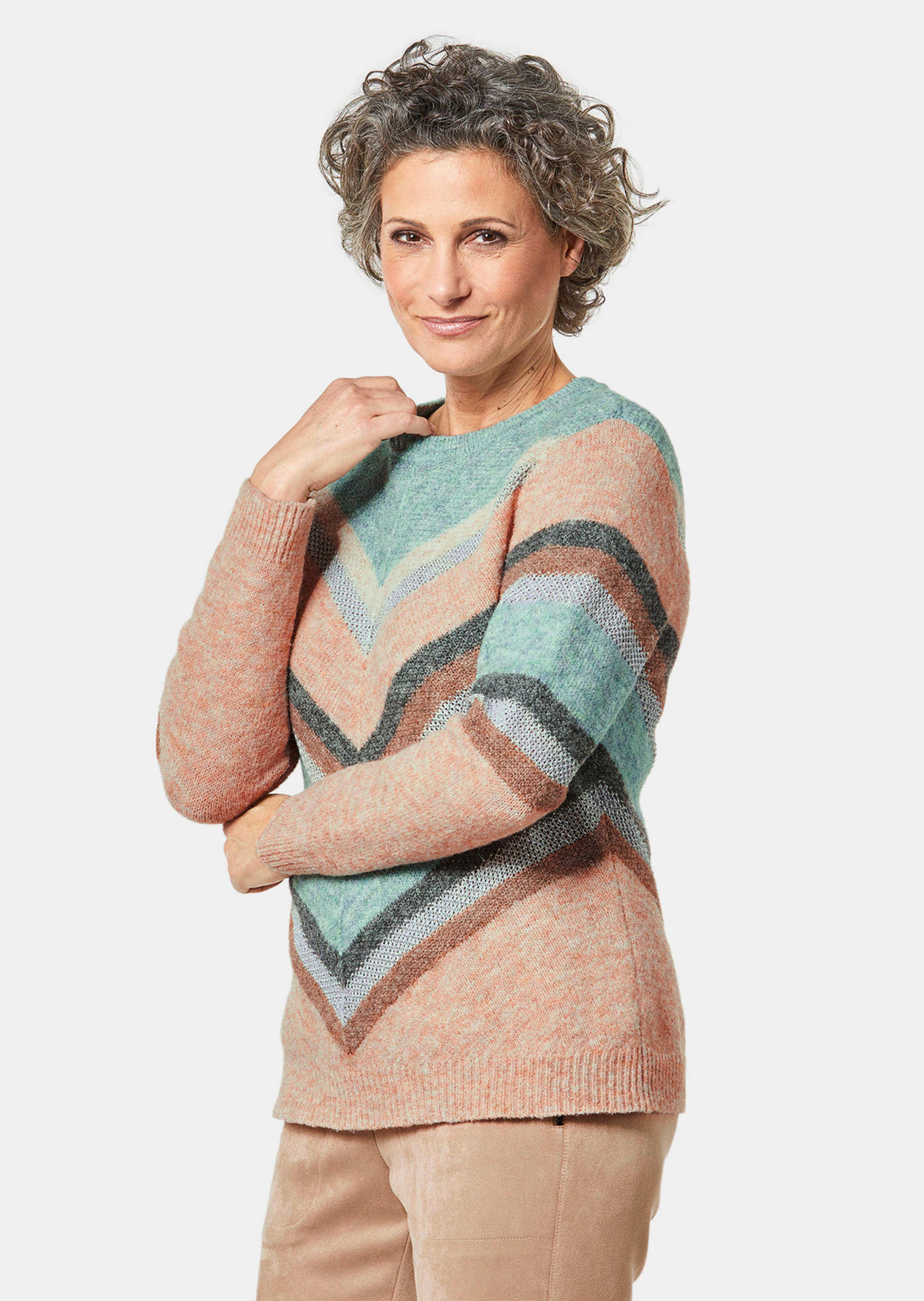 Weicher Pullover mit hochwertiger Intarsie