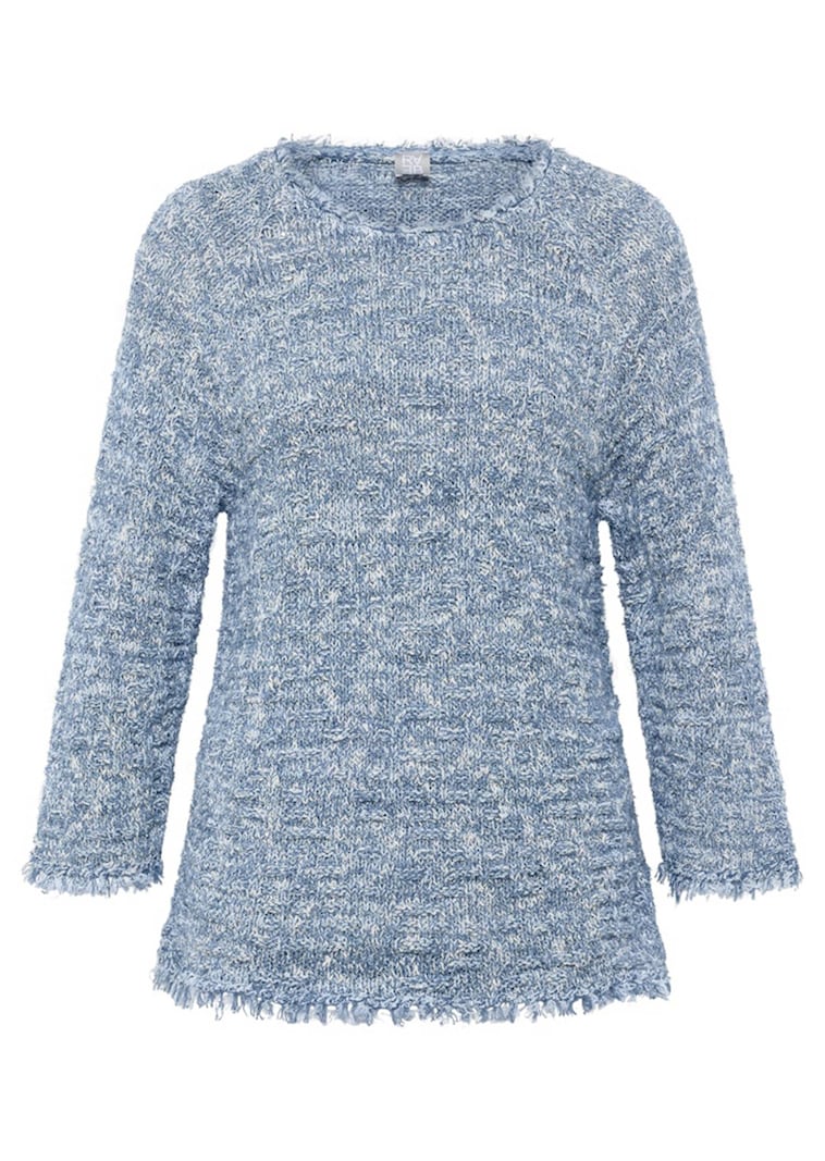 Pull multicolore orné de paillettes