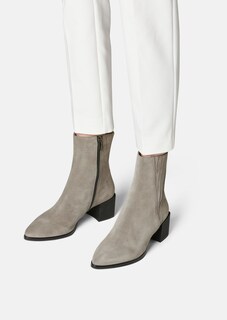 Stiefelette aus softem Veloursleder thumbnail 1