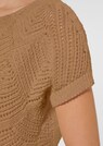 Short-sleeved jumper with wavy texture thumbnail 5
