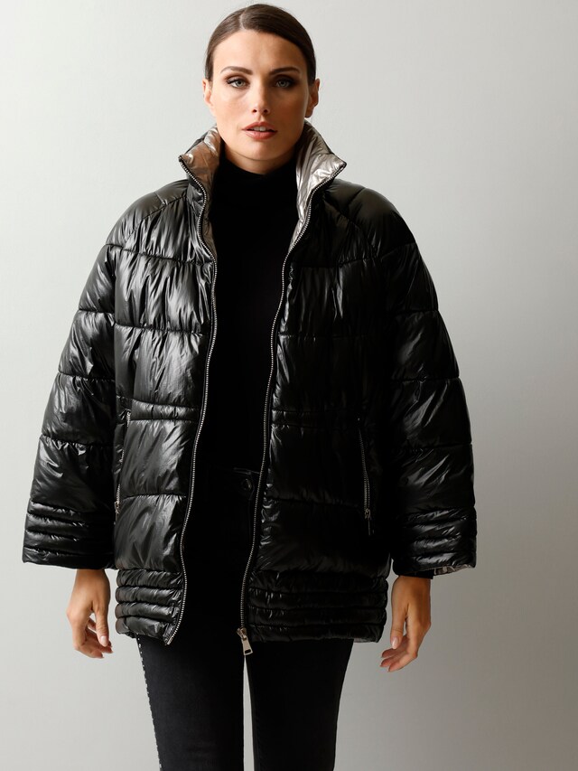 Steppjacke mit unterschiedlich großer Steppung