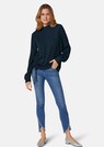 Bluse mit Stehkragen und Raffdetail thumbnail 2