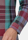 Karierte Hemdbluse aus reiner Baumwolle thumbnail 5