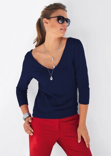 Knitted jumper with low-cut back thumbnail 2