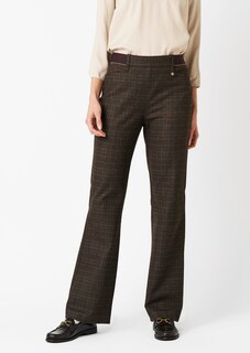 Jersey broek Alice New Flared met ruitpatroon thumbnail 1