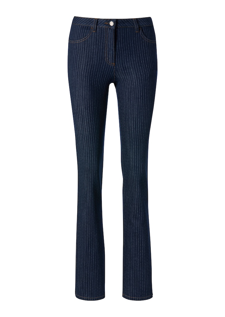 Jeans with pinstripes