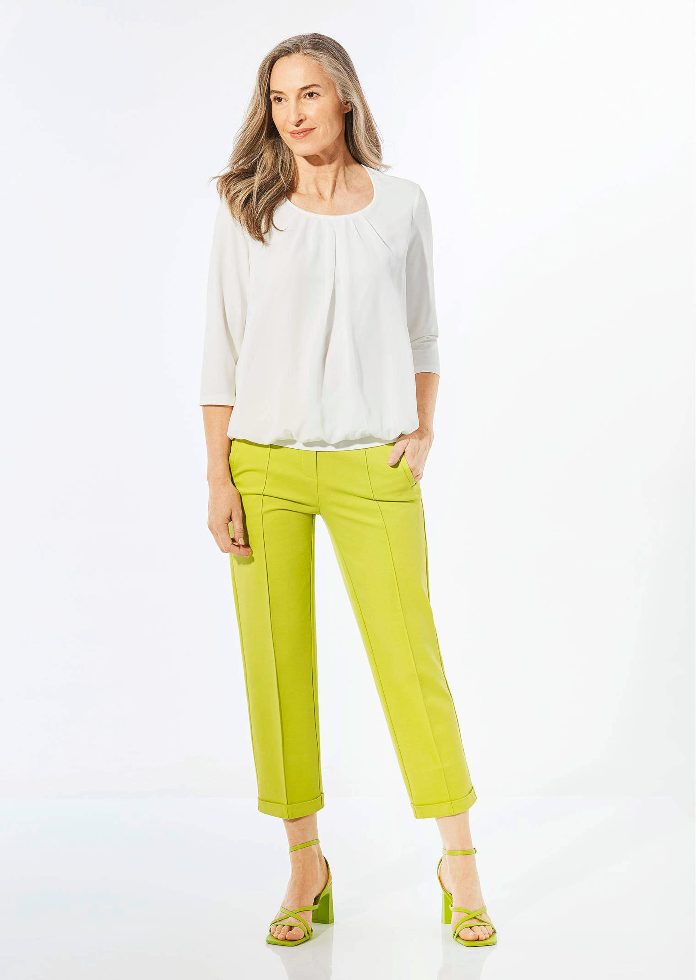 Pantalon 7/8 - vert clair - Gr. 215 de Goldner Fashion