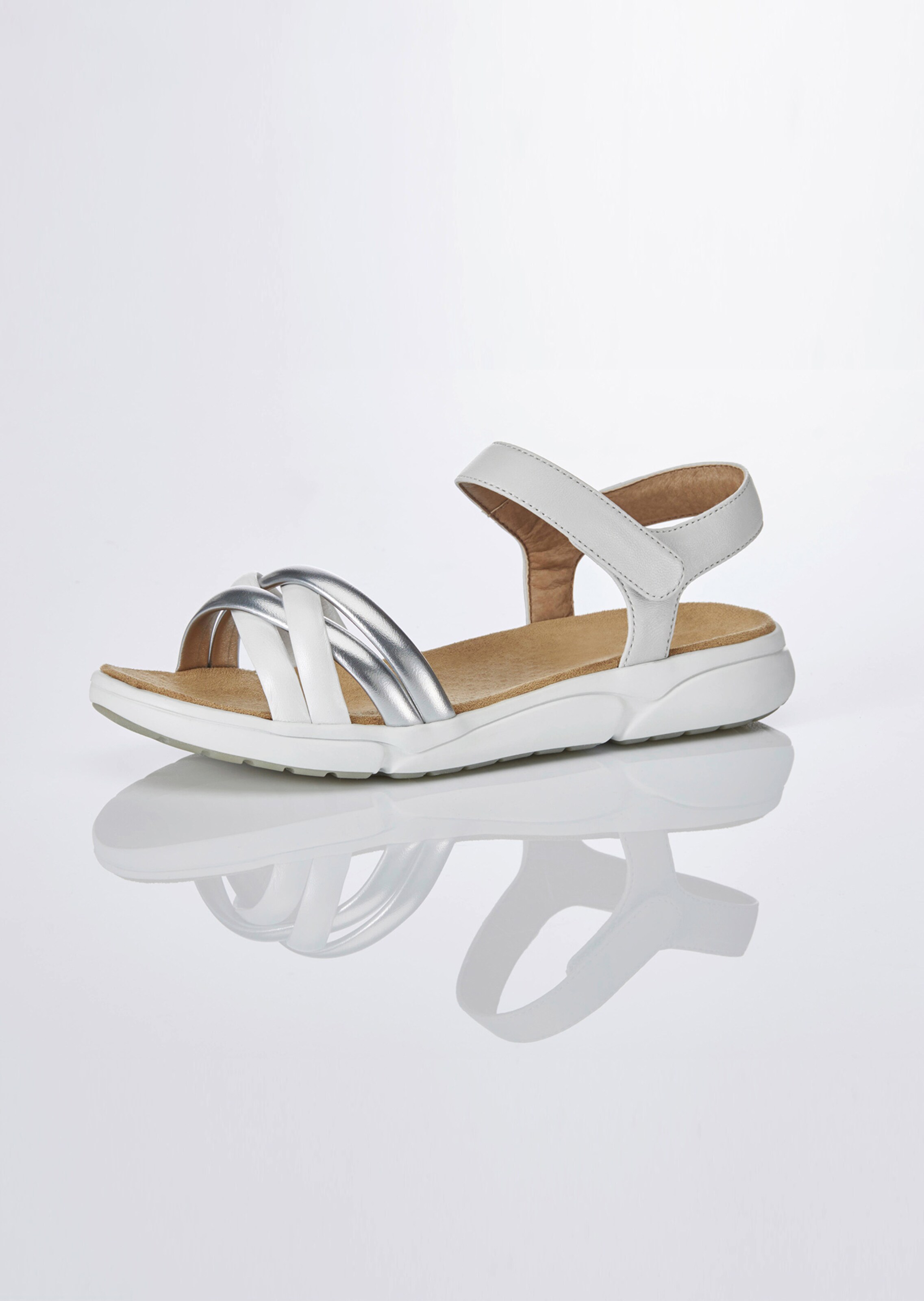 Sandales - gris / multicolore - Gr. 41 de Goldner Fashion