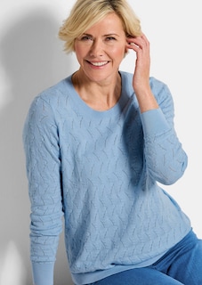 Strickpullover mit Zickzack-Zopfmuster thumbnail 4