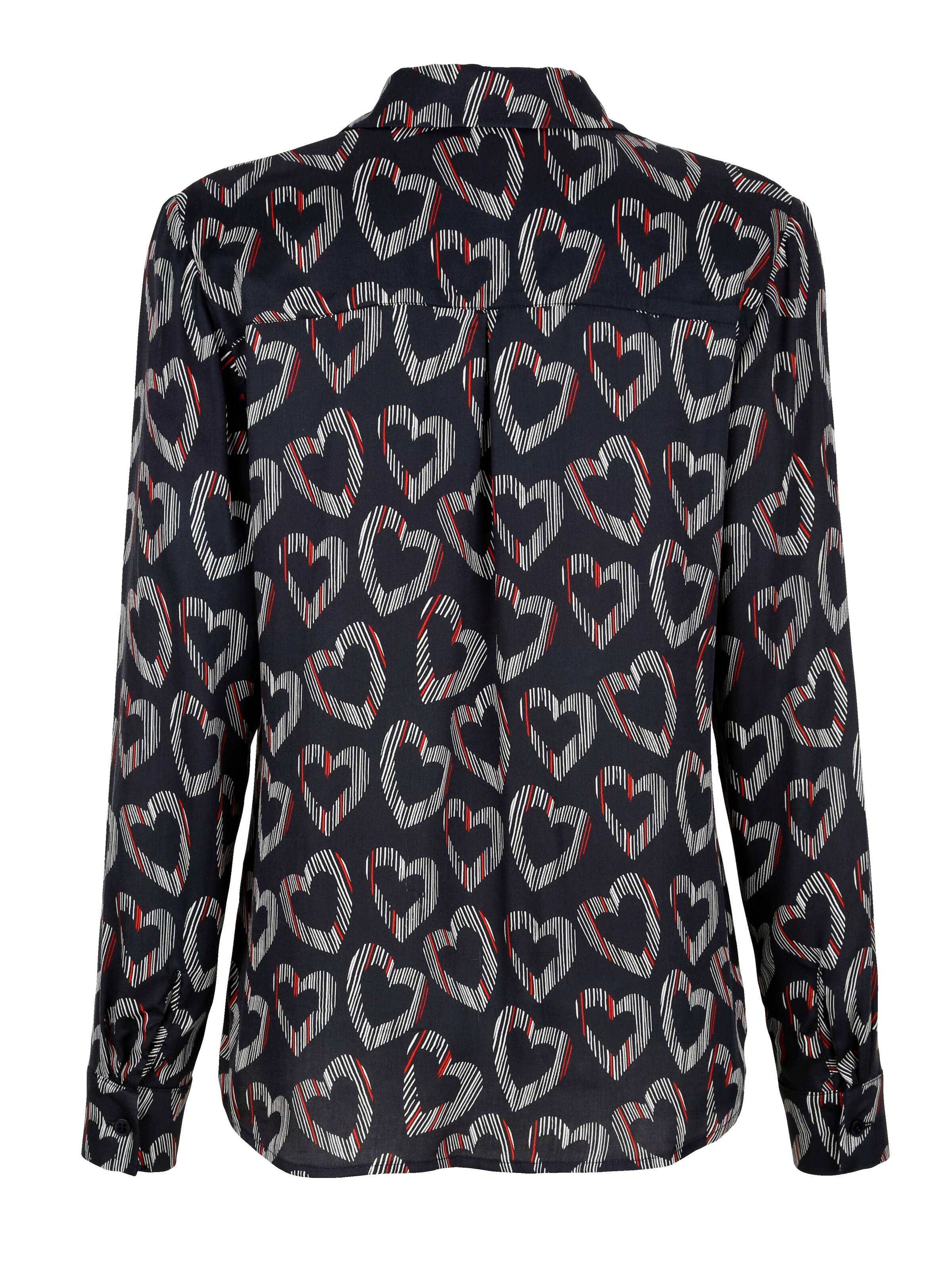 Bluse mit Hemdkragen