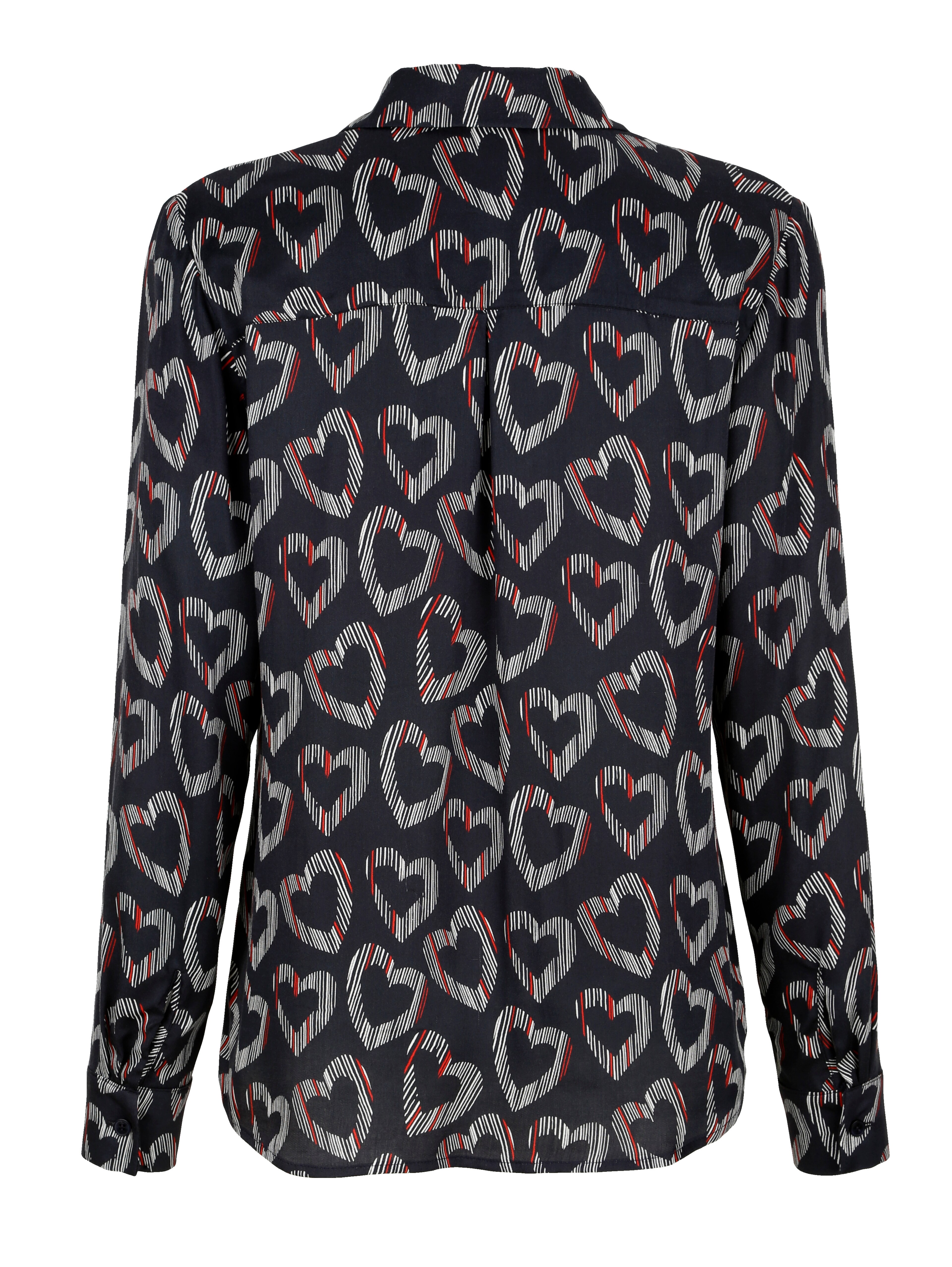 Bluse mit Hemdkragen