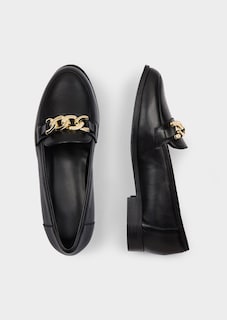 Mocassins en cuir en largeur confort thumbnail 2