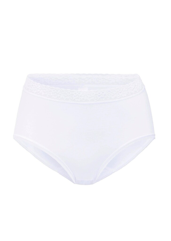 Lot de 2 slips taille haute avec élastique en dentelle 3