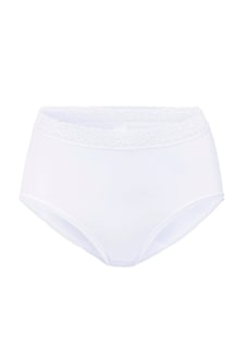 Lot de 2 slips taille haute avec élastique en dentelle thumbnail 4