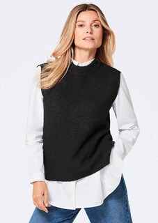 Ribpullover met opstaande kraag thumbnail 7