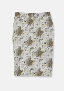 Slim pencil skirt with trendy print thumbnail 1