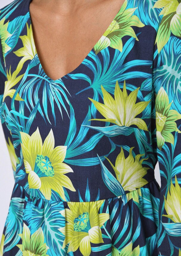 Kleid in allover floralerm Dessin 3