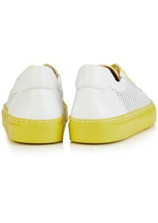 Leder-Sneaker mit Lochmuster thumbnail 2