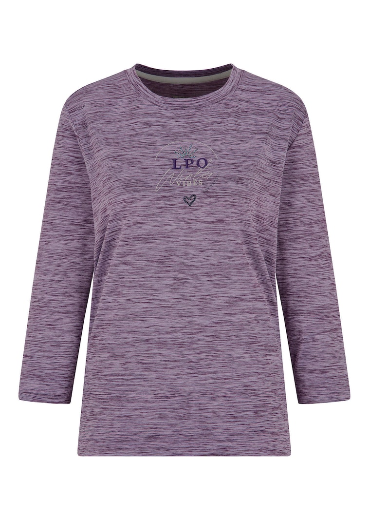 Functioneel shirt met glittermotief