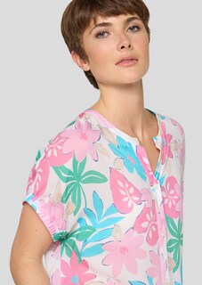 Blouse estivale avec lien de serrage à la base thumbnail 4