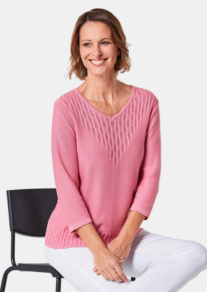 Pullover mit schönem Ajourmuster