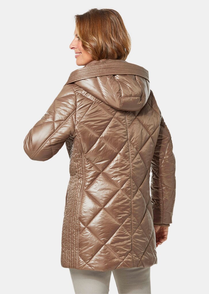 Longsteppjacke mit hübschem Innenfutter
