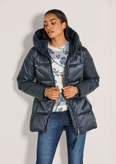 Wattierte Steppjacke mit Kapuze thumbnail 1