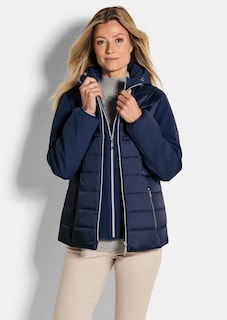Veste matelassée avec manches en Softshell thumbnail 1