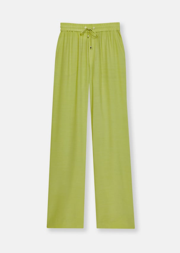 Trousers in silky, shiny viscose 5